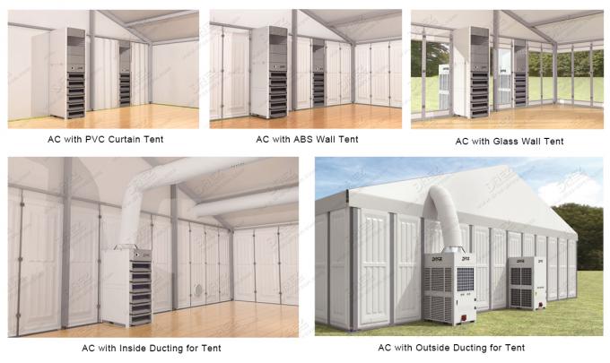 Κεντρικό διοχετευμένο πιό δροσερό κλιματιστικό μηχάνημα σκηνών/εμπορικό ψυγείο για τις λύσεις σκηνών
