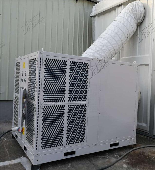 Πλήρες βιομηχανικό φορητό κλιματιστικό μηχάνημα δομών μεταλλικών πιάτων με το θόρυβο αγωγών 65-70db