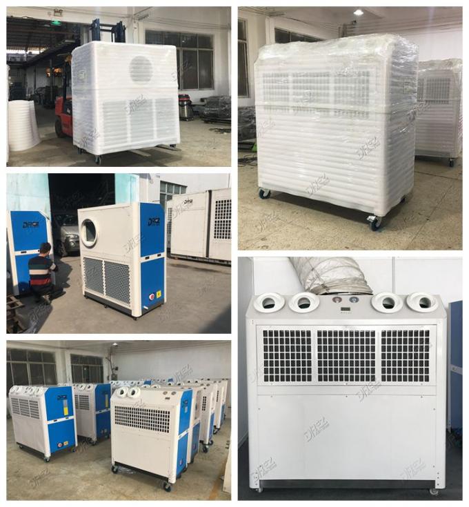10HP φορητό κλιματιστικό μηχάνημα σκηνών για το άσπρο/μπλε χρώμα VIP δωματίων