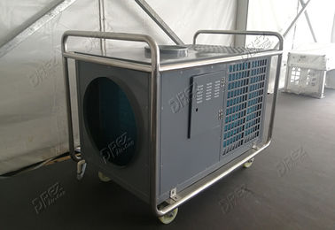 Κίνα Υπαίθριο οριζόντιο φορητό κλιματιστικό μηχάνημα σκηνών, προσωρινός συσκευασμένος αεροψυχραντήρας σκηνών 4T προμηθευτής