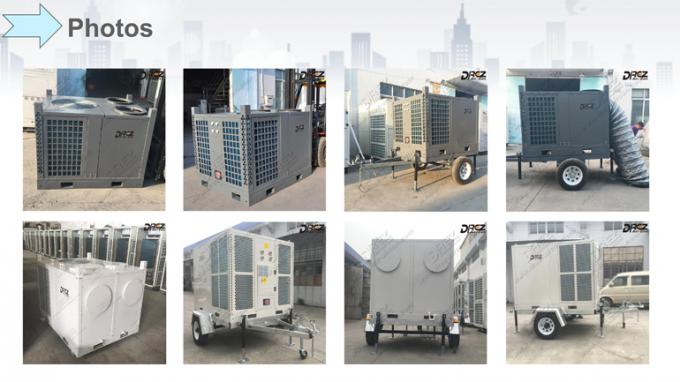 8 φορητή διοχετευμένη μονάδα εναλλασσόμενου ρεύματος σκηνών τόνου, υπαίθριο κλιματιστικό μηχάνημα σκηνών 10HP